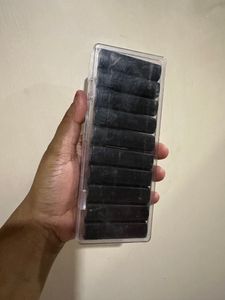 set of 10 used mini bullet lipsticks