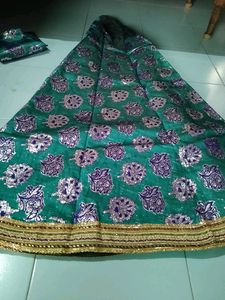 Semi Stitched Lehnga With Blouse