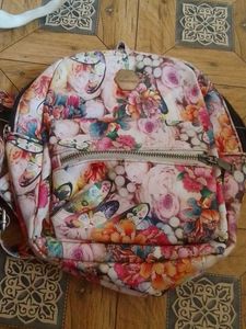 Floral Print Backpack