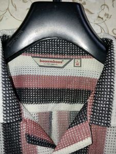 Baaamboos men's crochet shirt