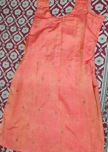 Elegant Peach Kurta