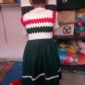 Handmade Crochet Top Dress