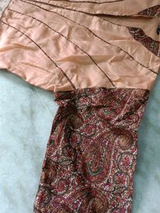 Stylish Traditional Long Frock With Full Hands