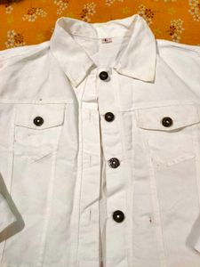 White Denim Jacket