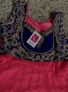 New Pink Anarkali Kurta Set For Grabs