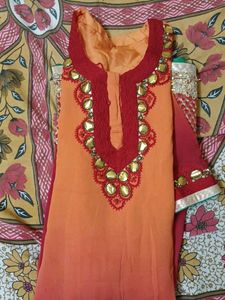 Lovely Boutique Made Paitila Suit Top N Dupata