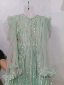 Elegant Green Ethnic Gown