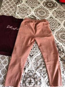 Comfy Pink Sweatpants tshirt