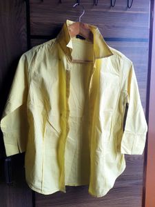 Yellow Allen Solly Shirt