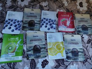 Assorted Face Sheet Masks - 9 Count