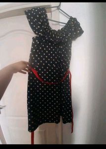 Dressberry and Chic Navy Off-Shoulder Dress