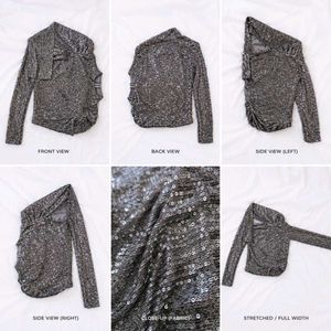 Sparkly full sleeves Sequin Top