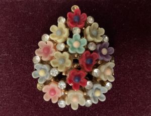 Vintage Style Floral Cocktail Ring