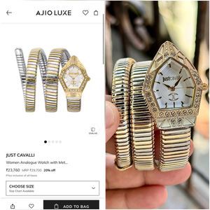 just cavalli watch for women  karwa offer