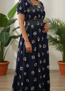 Handmade-Floral Print Dress