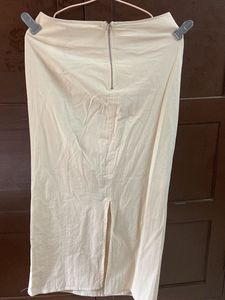 Zara Beige Knot Skirt