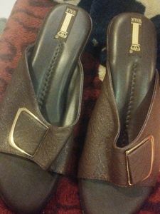 Designer Women Sandal/slipper Brown Color