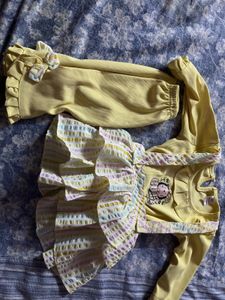 3 pice skirt Cute Baby Girl Outfit