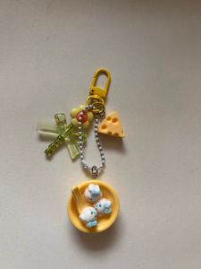 Cinnamoroll Bowl Keychain ✨
