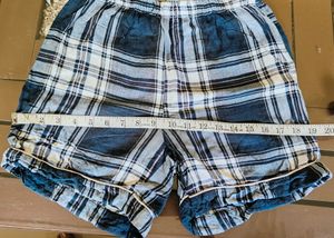 Inmark Blue And White Shorts