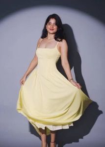Elegant Yellow Sundress