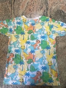 Dinosaur Print T-Shirt for Kids