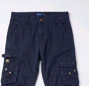 Navy Blue Cargo Pants
