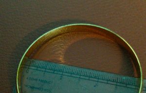 Gold Bangle Bracelet / kada / man-women