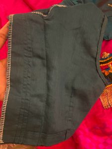 Pink Elephant Embroidered Saree