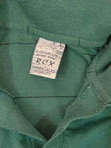 Green Striped Polo T-Shirt