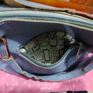 Colorblock Shoulder Handbag