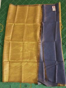 Elegant Blue &amp; Gold SHAWL