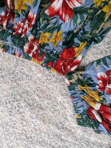Boho Floral Off-Shoulder Crop Top