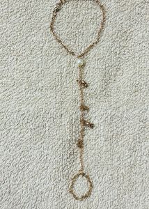 Elegant Pearl &amp; Charm Hand Chain