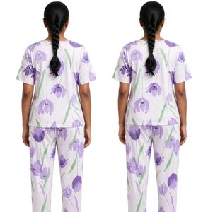 Floral Print Pajama Set