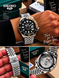 Seiko 5 Sports Automatic Green Dial Watch