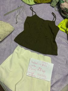 pomelo Olive Camisole Top32-34