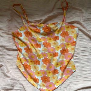 Floral Print Tank Top