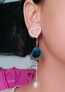 Green Golden Morpankh Earring