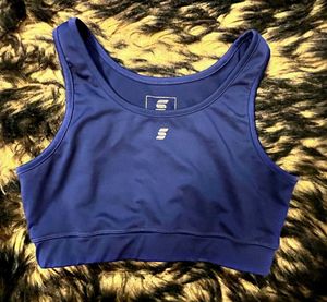 Blue Sports Bra From Symactive