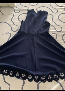 Navy  Fit &amp; Flare Dress