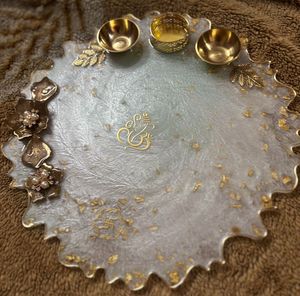 resin Exquisite Ganesha Pooja Thali