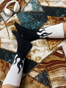 🔥 Flame Pattern Crew Socks