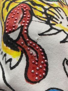 Ed Hardy White Tiger Graphic T-Shirt