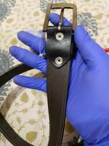 Classic Black Leather Belt