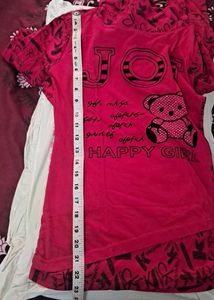 Cute Teddy Bear "Happy Girl" Kurta