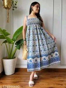 Floral Print Summer Maxi Dress
