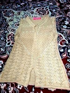 Beaded Knit Top