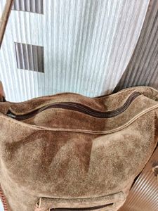 Suede Boho Crossbody Bag