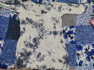 Chikankari Tie-Dye Kurta👻👻